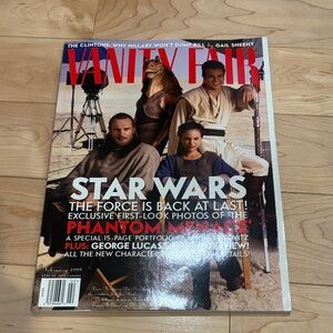 3/$40 - STAR WARS Vanity Fair Magazine Feb 1999 George Lucas Annie Leibovitz